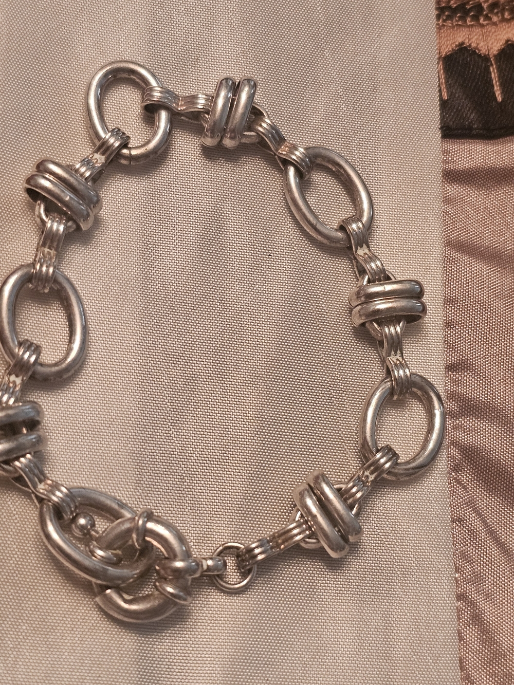 Chunky Silver Link Bracelet